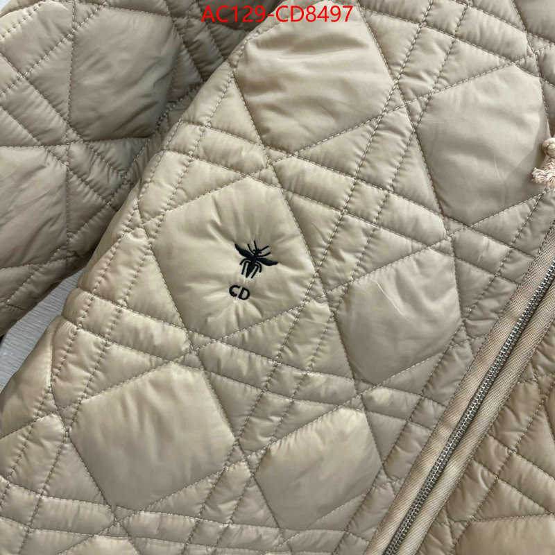 Down jacket Women-Dior,cheap , ID: CD8497,$: 129USD