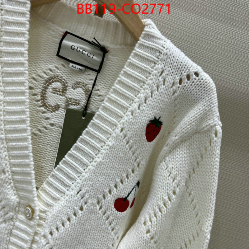 Clothing-Gucci,wholesale designer shop , ID: CO2771,$: 119USD