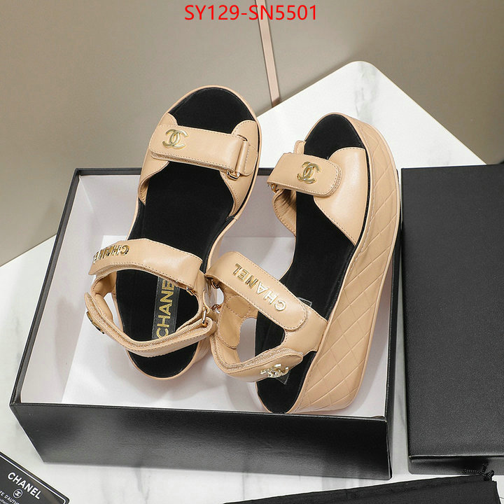 Women Shoes-Chanel,1:1 replica wholesale , ID: SN5501,$: 129USD