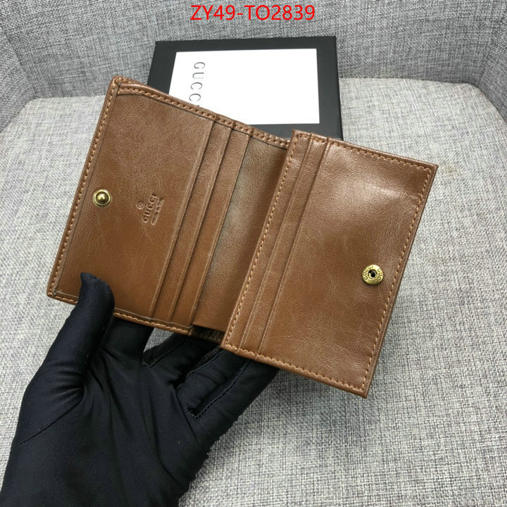 Gucci Bags(4A)-Wallet-,top quality fake ,ID: TO2839,$: 49USD