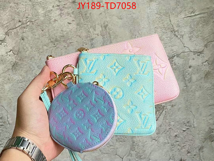 LV Bags(TOP)-Wallet,ID: TD7058,$: 189USD