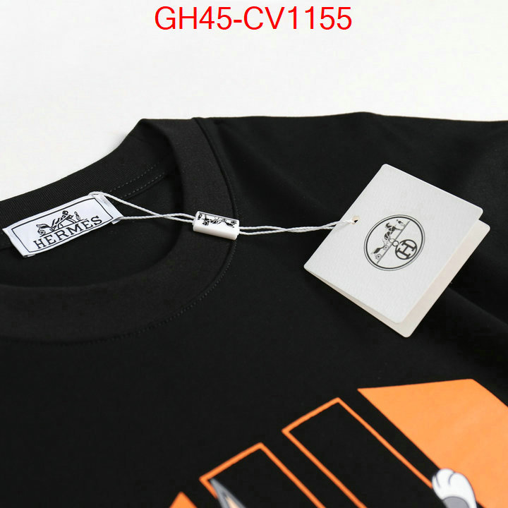 Clothing-Hermes,2023 luxury replicas , ID: CV1155,$: 45USD