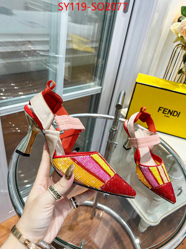 Women Shoes-Fendi,how to buy replica shop , ID: SO2077,$: 119USD