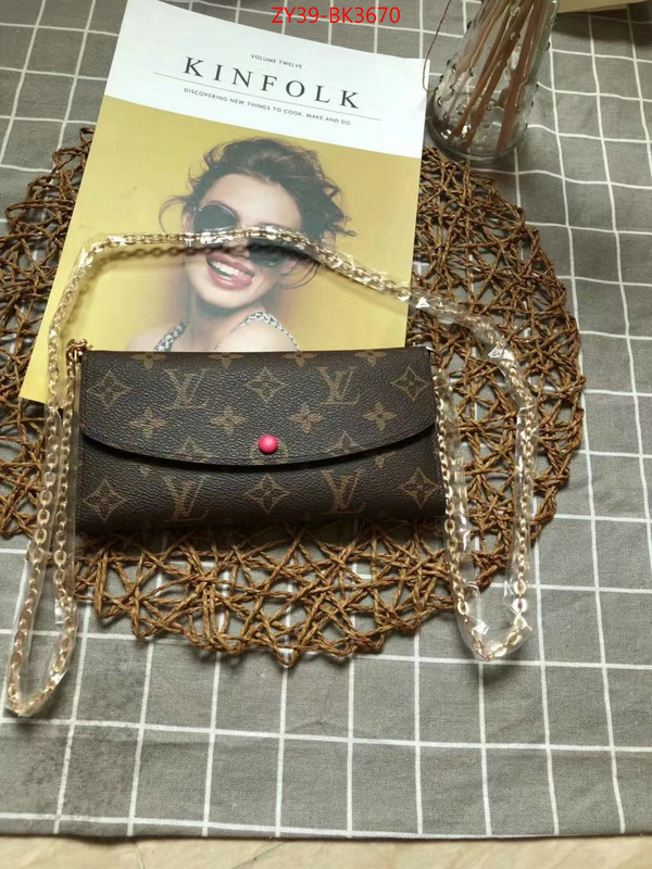 LV Bags(4A)-Wallet,high quality designer replica ,ID: BK3670,$:39USD