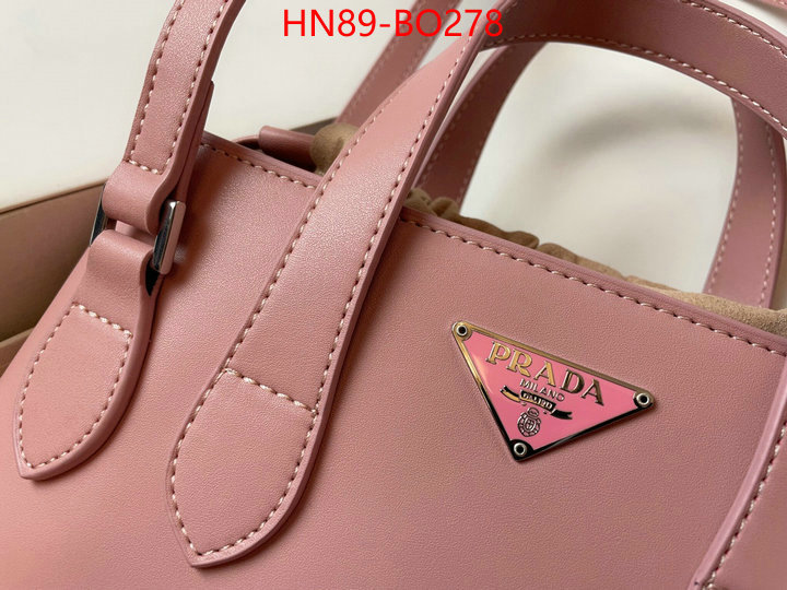 Prada Bags(4A)-Handbag-,best ,ID: BO278,$: 89USD