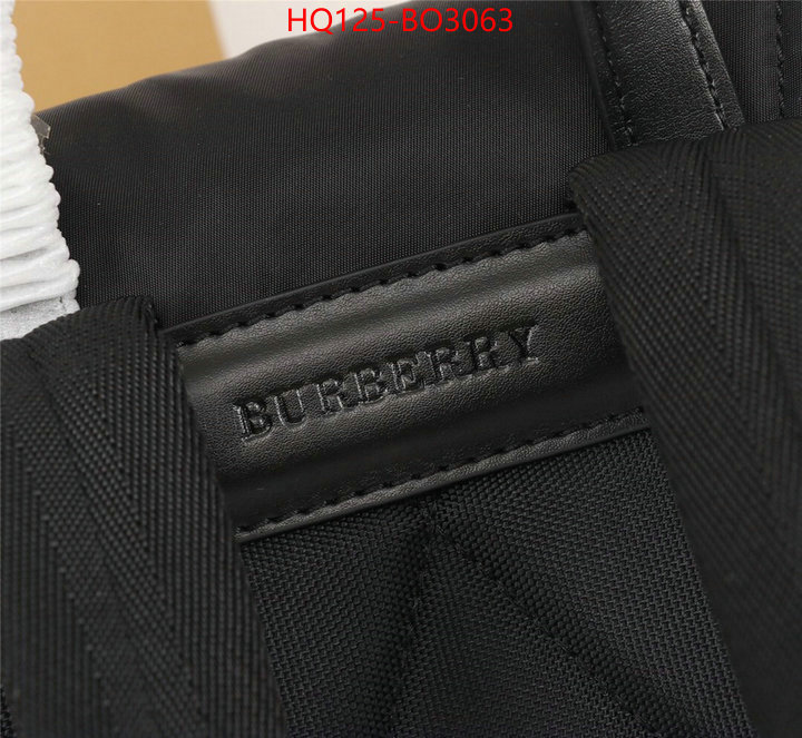 Burberry Bags(4A)-Backpack,aaaaa replica ,ID: BO3063,$: 125USD