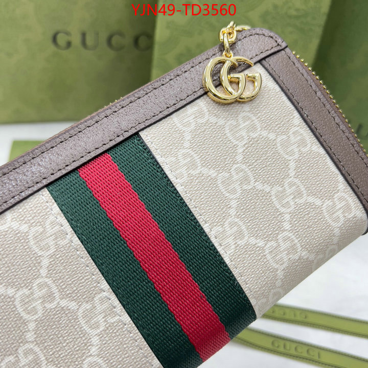 Gucci Bags(4A)-Wallet-,wholesale 2023 replica ,ID: TD3560,$: 49USD