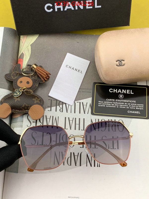 Glasses-Chanel,mirror quality , ID: GW6298,$: 39USD