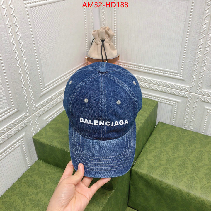 Cap (Hat)-Balenciaga,high quality happy copy , ID: HD188,$: 32USD