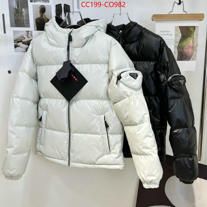 Down jacket Men-Prada,exclusive cheap , ID: CO982,$: 199USD