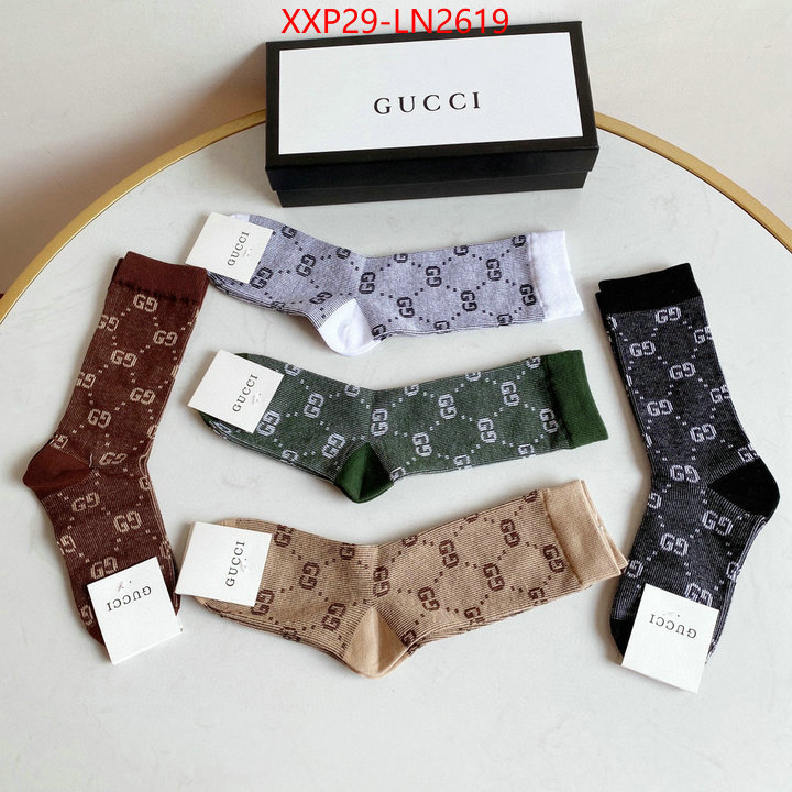 Sock-Gucci,new 2023 , ID: LN2619,$: 29USD