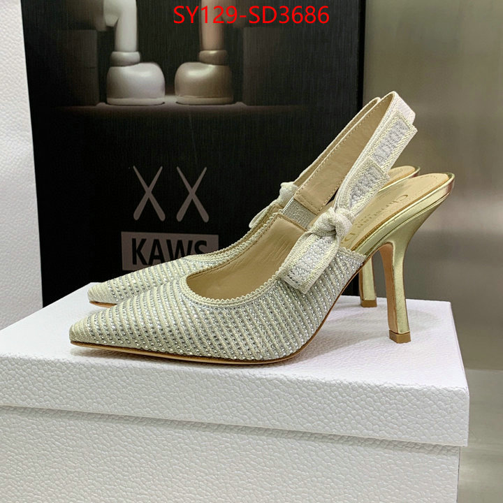 Women Shoes-Dior,buy 2023 replica , ID: SD3686,$: 129USD