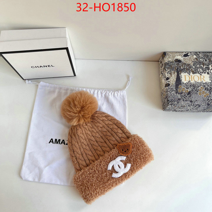 Cap (Hat)-Chanel,1:1 replica wholesale , ID: HO1850,$: 32USD