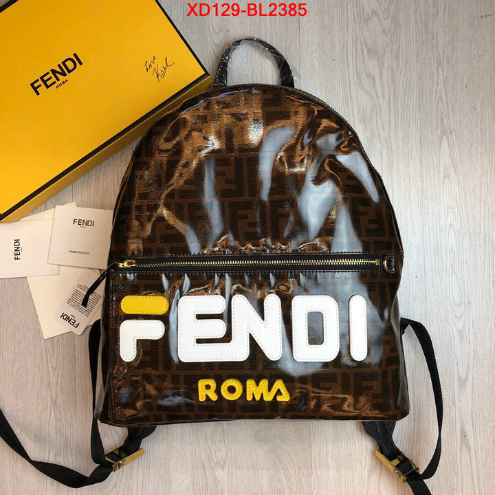 Fendi Bags(4A)-Backpack-,replica shop ,ID: BL2385,$:129USD