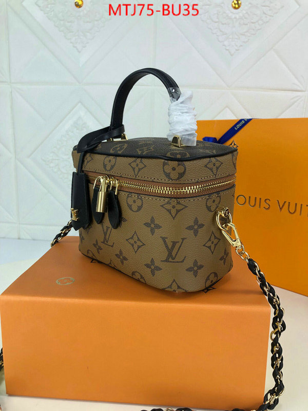 LV Bags(4A)-Vanity Bag-,fashion ,ID: BU35,$: 75USD