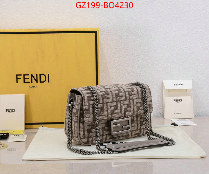 Fendi Bags(TOP)-Baguette,designer fake ,ID: BO4230,$: 199USD