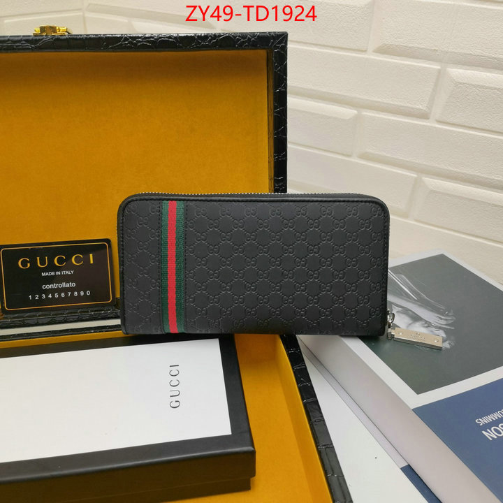 Gucci Bags(4A)-Wallet-,how to find replica shop ,ID: TD1924,$: 49USD