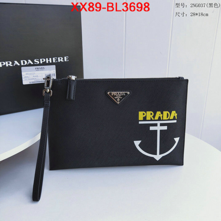 Prada Bags(TOP)-Clutch-,ID: BL3698,$: 89USD