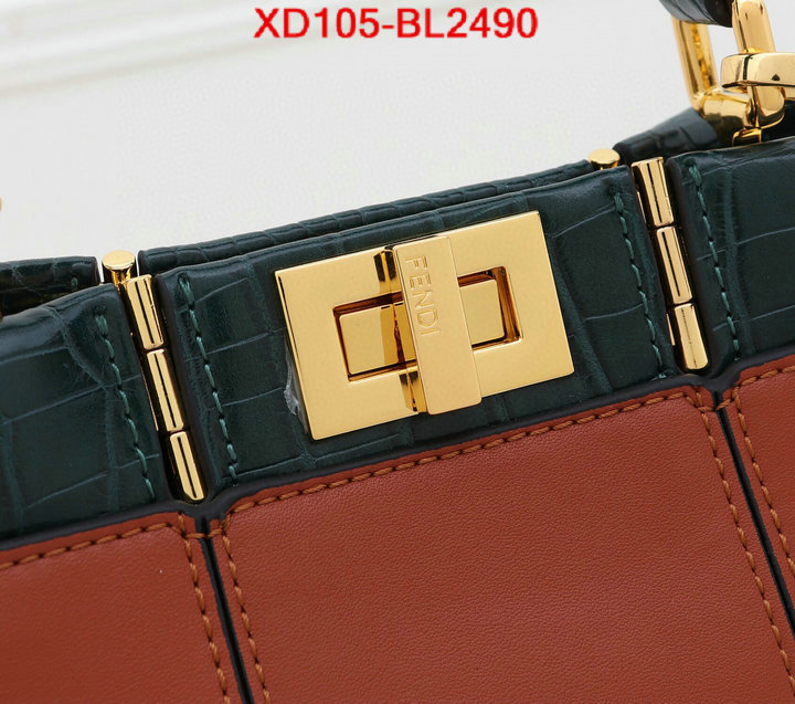 Fendi Bags(4A)-Peekaboo,high quality designer replica ,ID: BL2490,$: 105USD