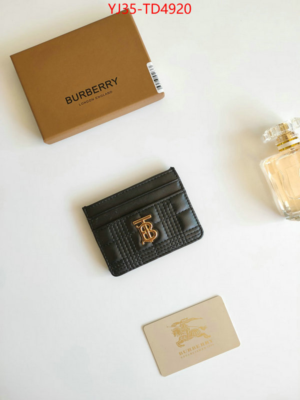 Burberry Bags(4A)-Wallet,best designer replica ,ID: TD4920,$: 35USD