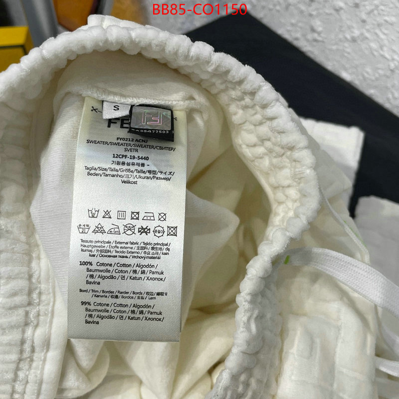 Clothing-Fendi,where should i buy replica , ID: CO1150,$: 85USD