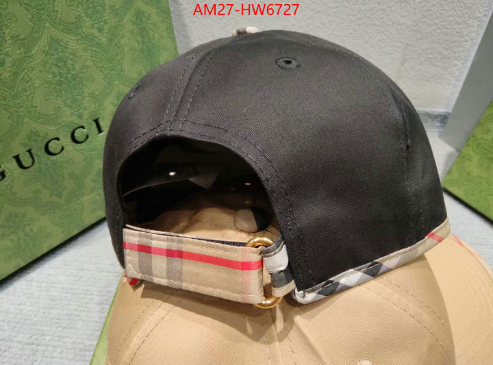 Cap (Hat)-Burberry,china sale , ID: HW6727,$: 27USD