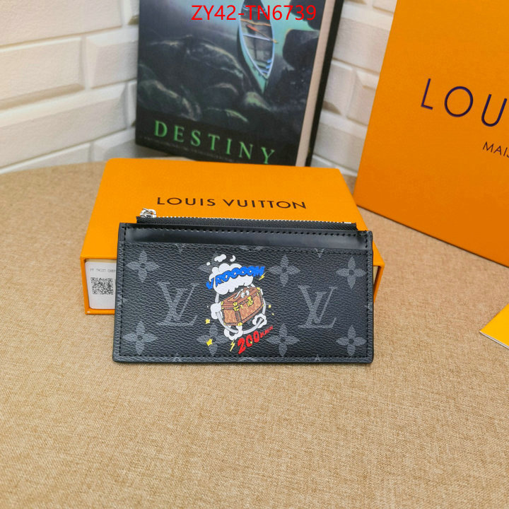 LV Bags(4A)-Wallet,ID: TN6739,$: 42USD