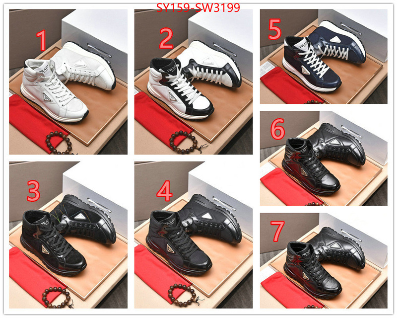 Men Shoes-Prada,aaaaa+ class replica , ID: SW3199,$: 159USD