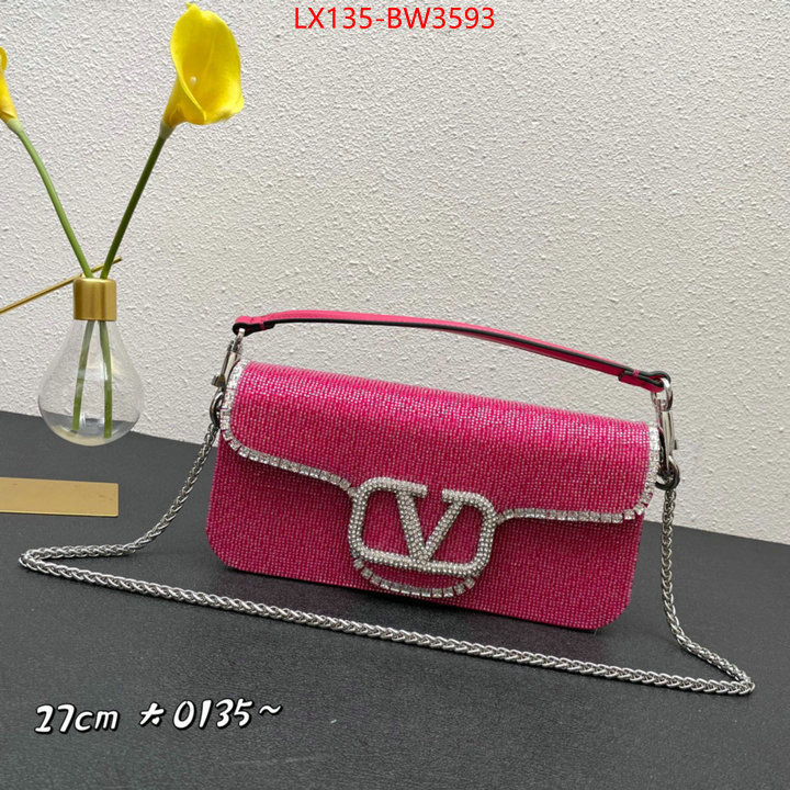 Valentino Bags(4A)-LOC-V Logo ,best designer replica ,ID: BW3593,$: 135USD