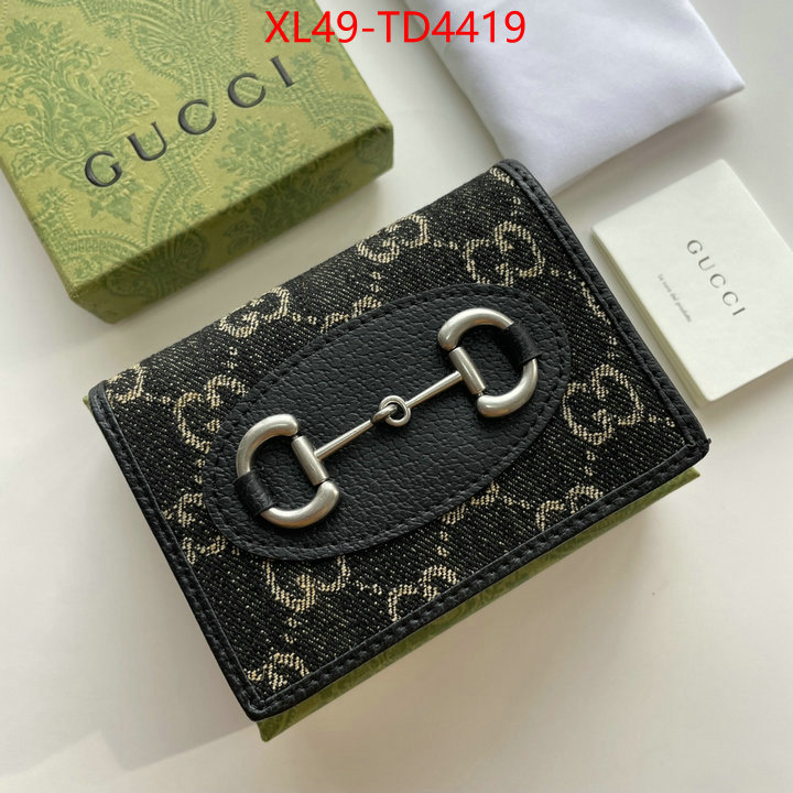 Gucci Bags(4A)-Wallet-,china sale ,ID: TD4419,$: 49USD