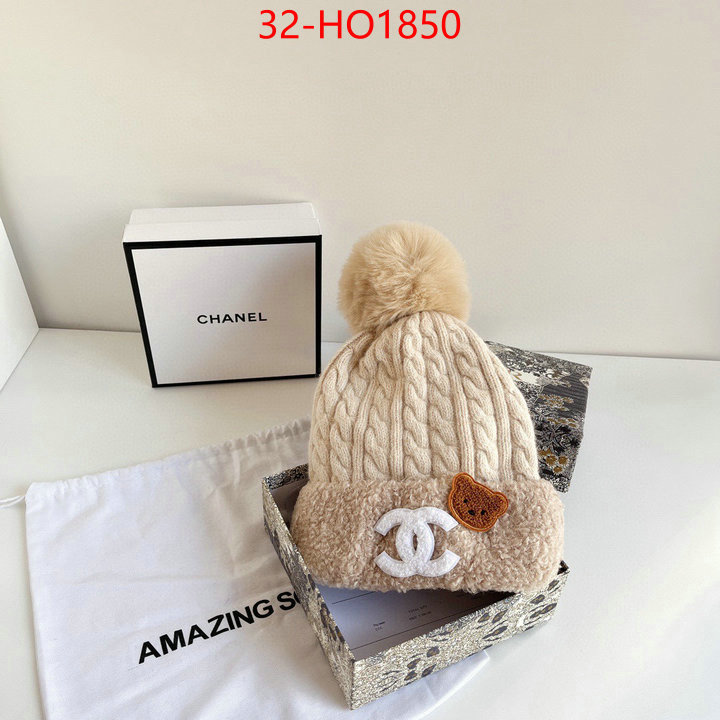 Cap (Hat)-Chanel,1:1 replica wholesale , ID: HO1850,$: 32USD