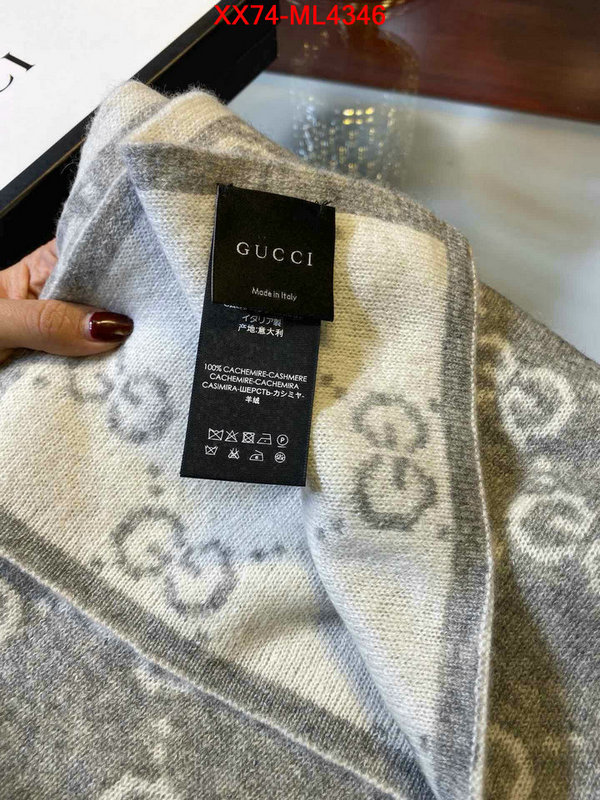 Scarf-Gucci,fake designer , ID: ML4346,$: 74USD