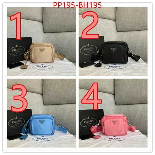 Prada Bags(TOP)-Diagonal-,ID: BH195,$:195USD