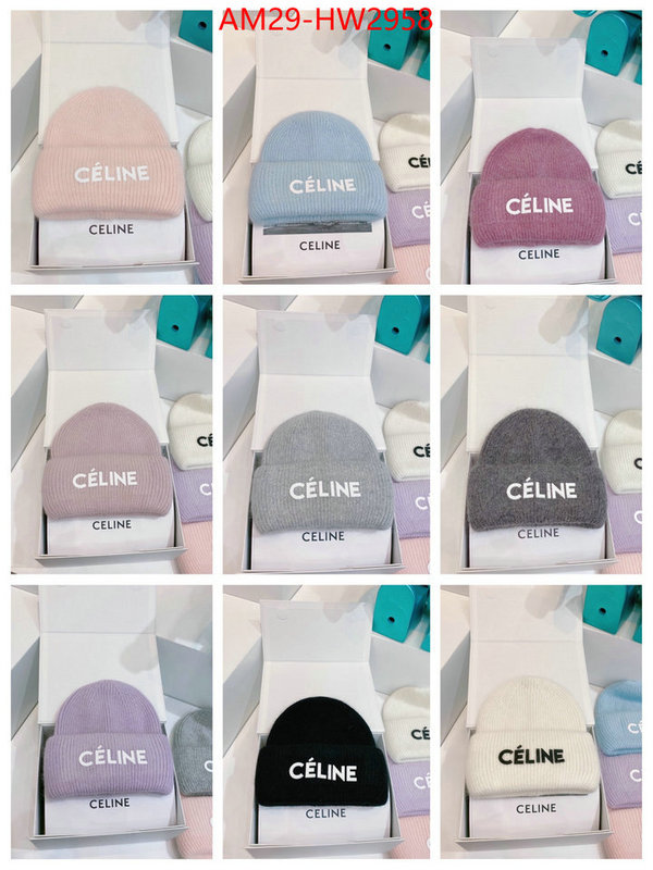 Cap (Hat)-Celine,buy first copy replica , ID: HW2958,$: 29USD