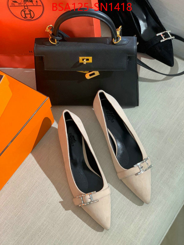 Women Shoes-Hermes,is it illegal to buy , ID: SN1418,$: 125USD