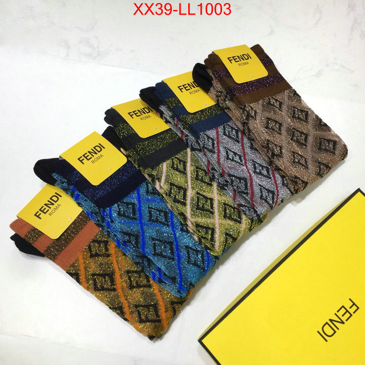 Sock-Fendi,fashion replica , ID: LL1003,$:39USD