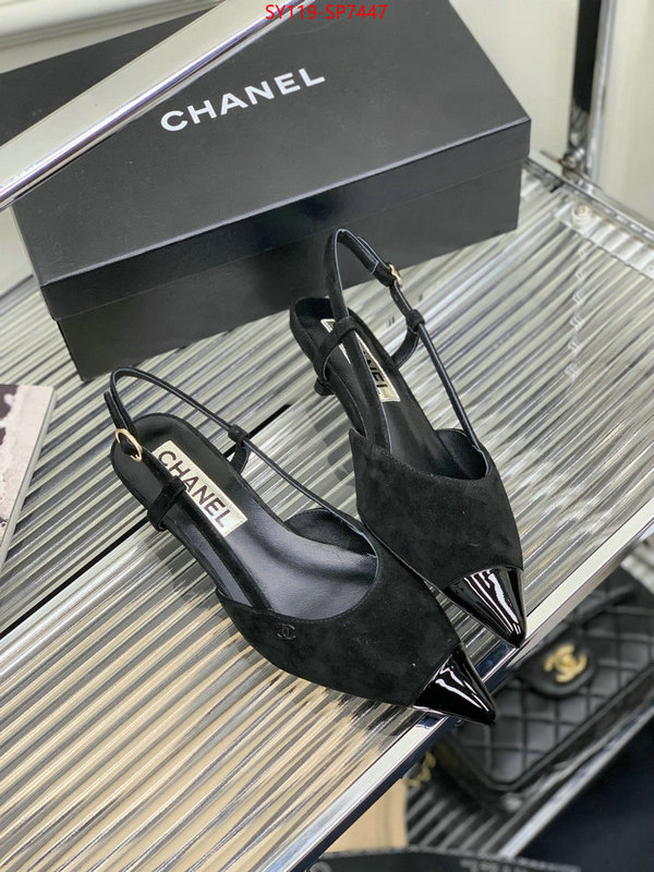 Women Shoes-Chanel,fake designer , ID: SP7447,$: 119USD