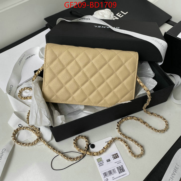 Chanel Bags(TOP)-Diagonal-,ID: BD1709,$: 209USD