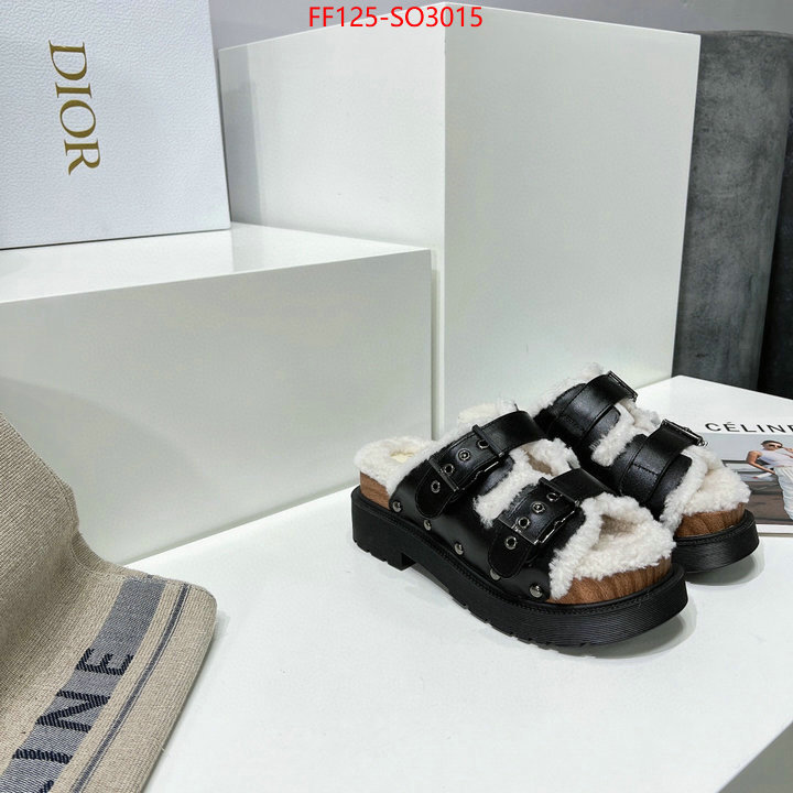 Women Shoes-Dior,practical and versatile replica designer , ID: SO3015,$: 125USD