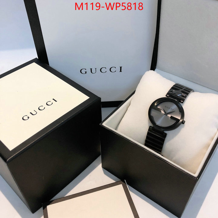 Watch(4A)-Gucci,cheap online best designer ,ID: WP5818,$: 119USD