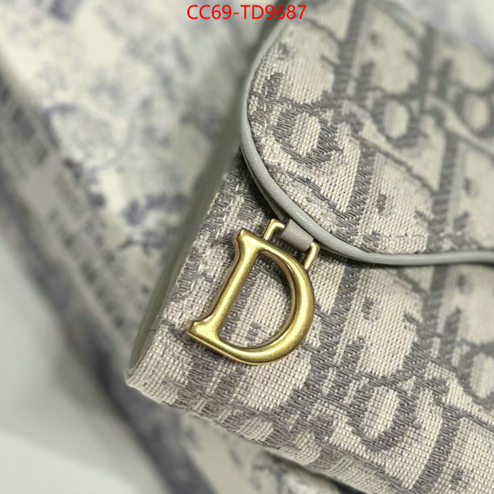 Dior Bags(TOP)-Wallet-,ID: TD9687,$: 69USD