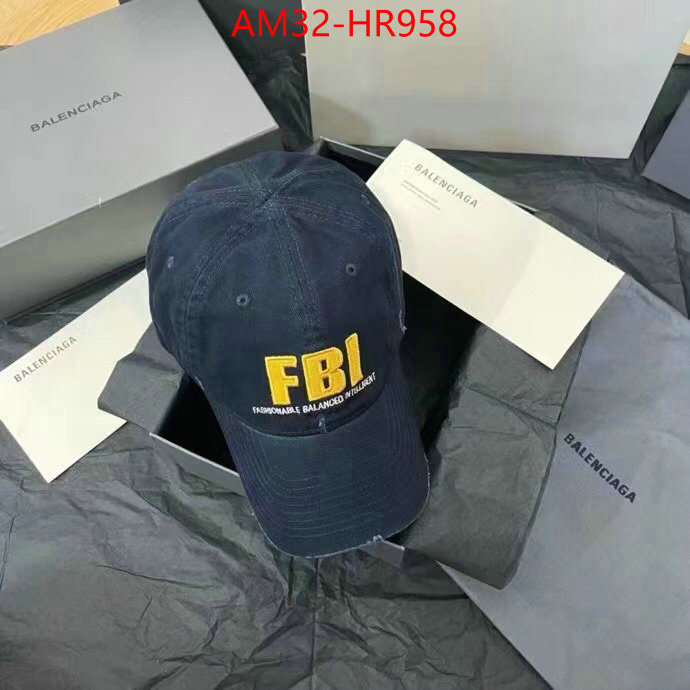 Cap (Hat)-Balenciaga,1:1 replica , ID: HR958,$: 32USD