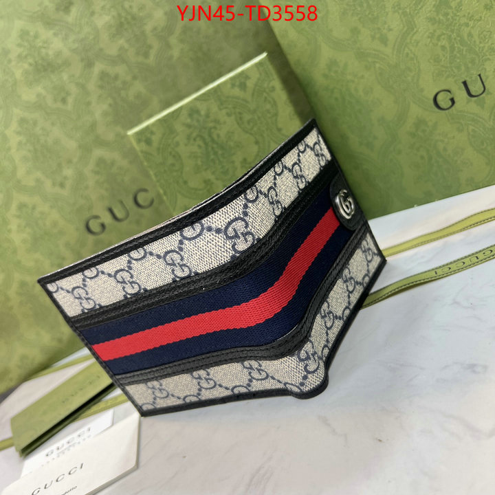 Gucci Bags(4A)-Wallet-,cheap replica ,ID: TD3558,$: 45USD