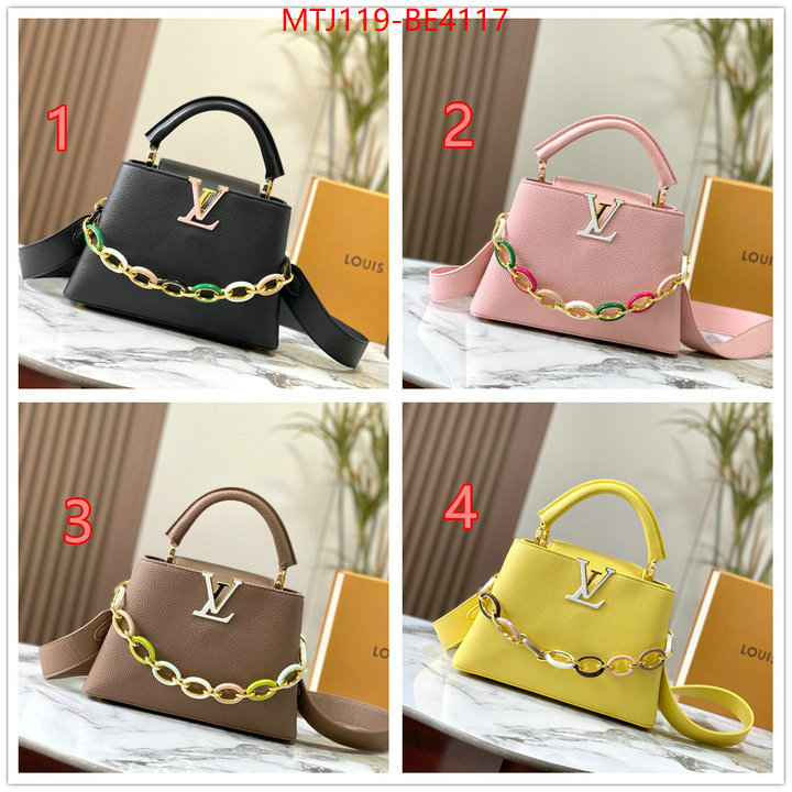 LV Bags(4A)-Handbag Collection-,practical and versatile replica designer ,ID: BE4117,