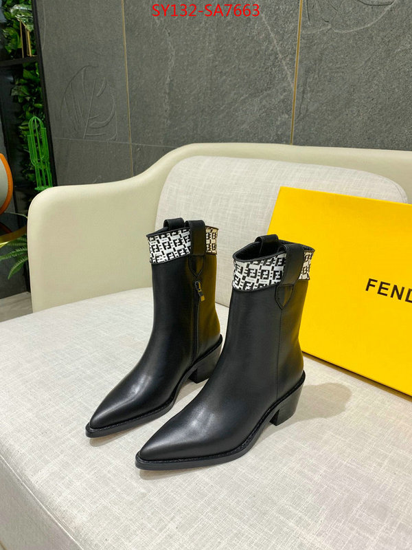 Women Shoes-Fendi,first top , ID: SA7663,$: 132USD