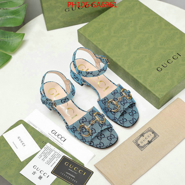 Women Shoes-Gucci,the highest quality fake , ID: SA6961,$: 105USD