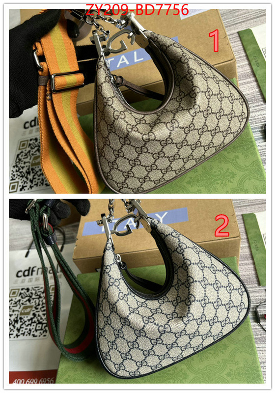 Gucci Bags(TOP)-Diagonal-,designer 7 star replica ,ID: BD7756,$: 209USD