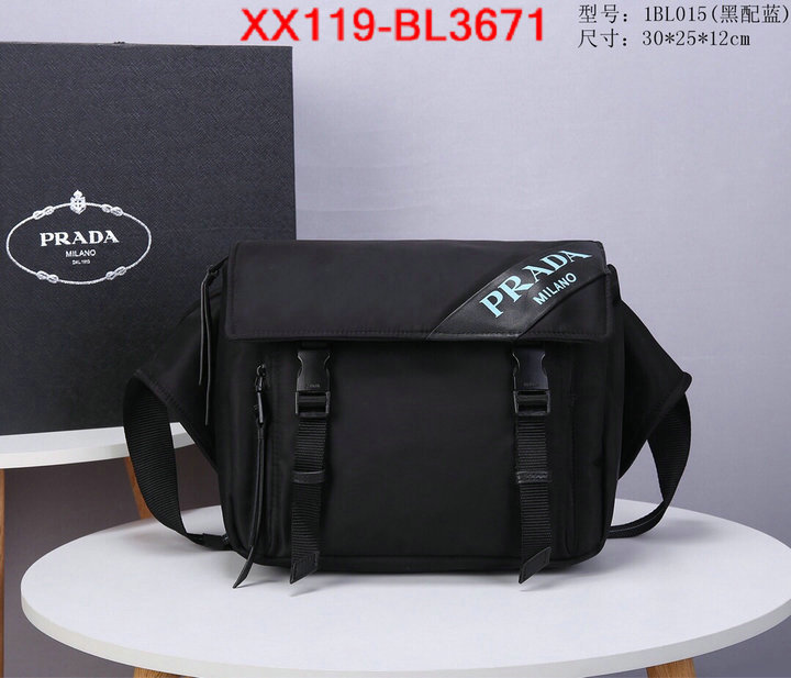 Prada Bags(TOP)-Diagonal-,ID: BL3671,$: 119USD