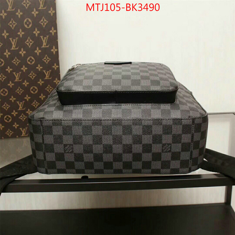 LV Bags(4A)-Backpack-,ID: BK3490,$:105USD