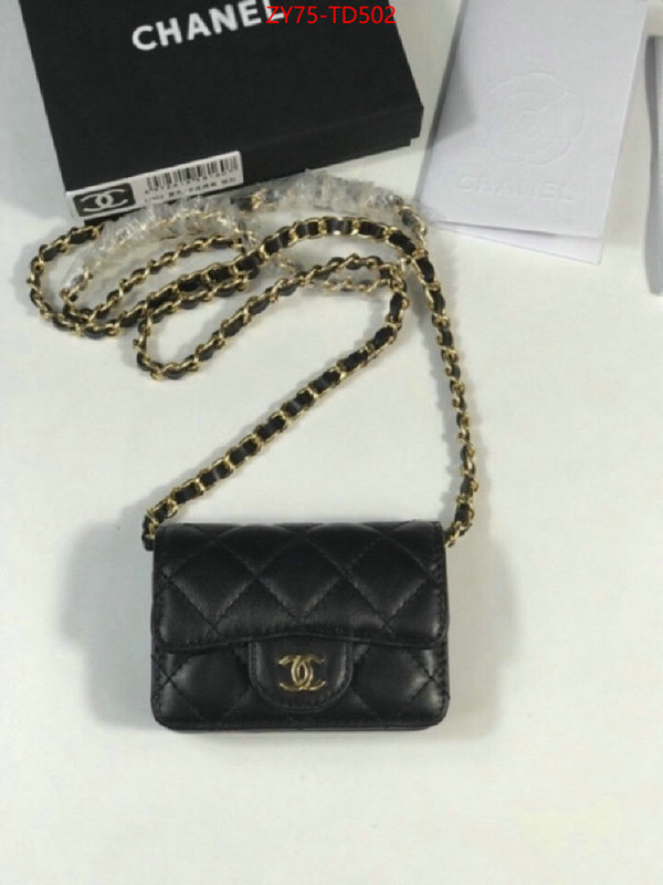 Chanel Bags(4A)-Wallet-,ID: TD502,$: 75USD